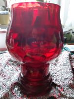 Rotes Glas, Vase, Deko Sachsen - Wilsdruff Vorschau