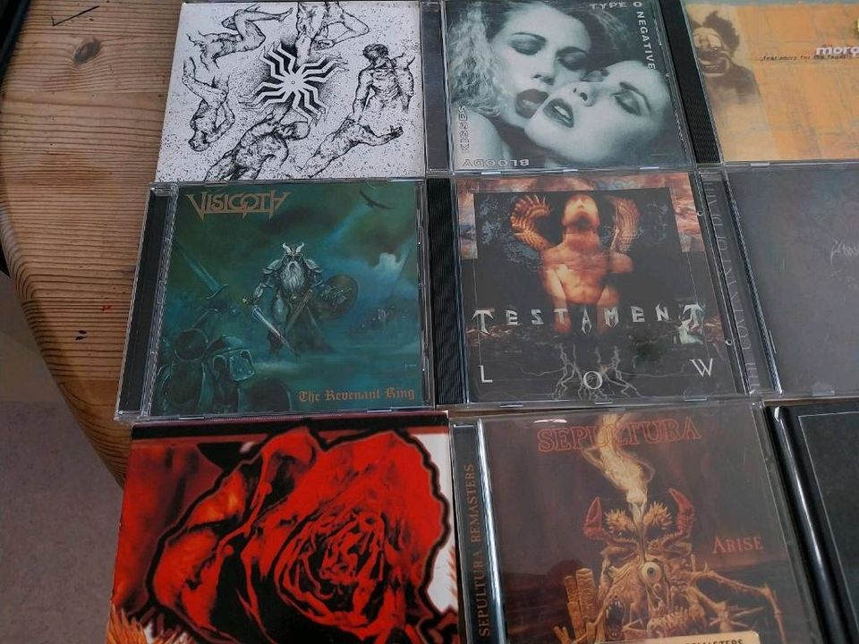 Metal CD's Tiamat Sleep Kreator Celtic Frost Slaegt in Groß-Bieberau