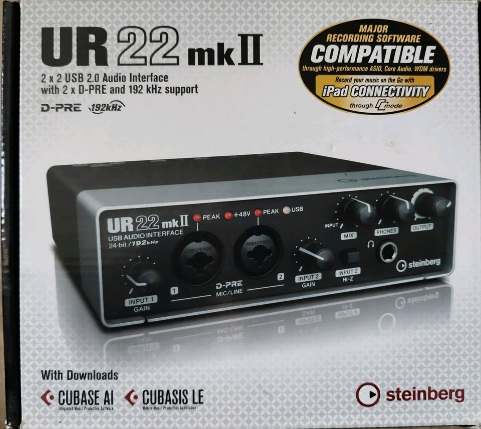 Steinberg UR 22 mkII (mk2) Audio Interface in Bassum