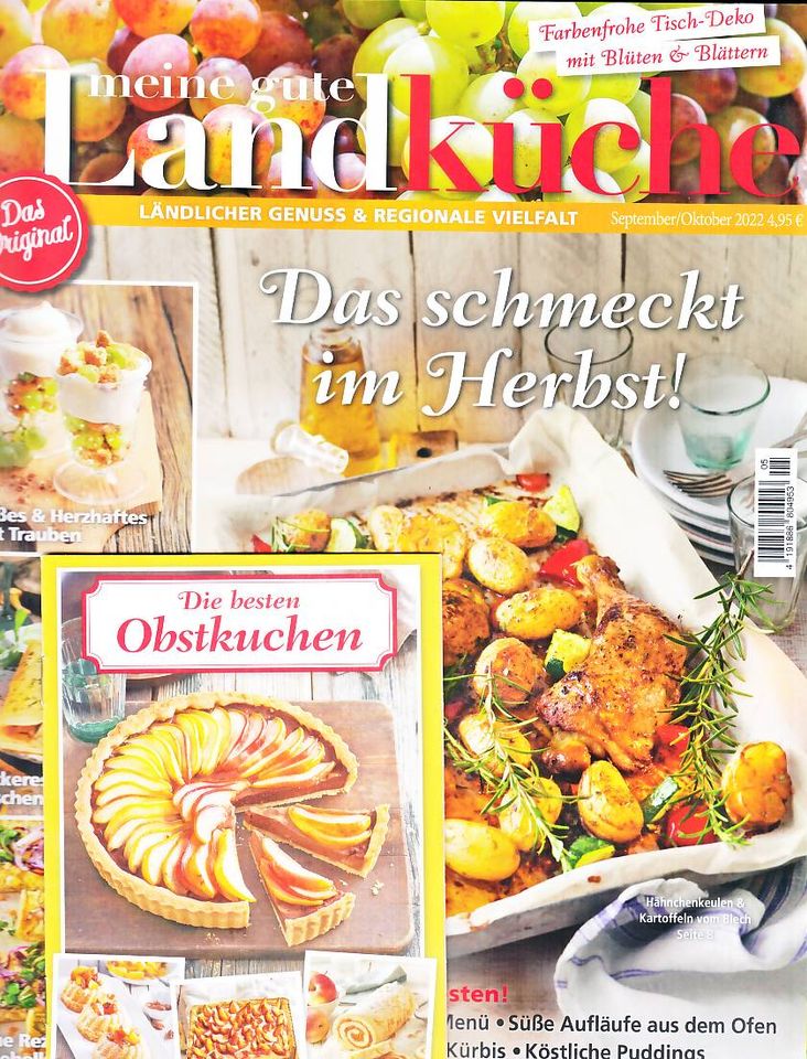 * meine gute Landküche 5 / 2022 Herbst Rezepte Deko  * 1,50€ in Schleswig