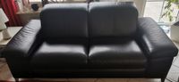 Schwarzes Sofa aus Leder, wenig gebraucht, sehr guter Zustand Kreis Pinneberg - Uetersen Vorschau