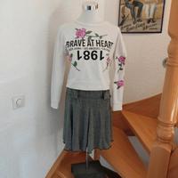 C&A Rock Midi Sommerrock Gr. 34/36 grau Thüringen - Meuselwitz Vorschau