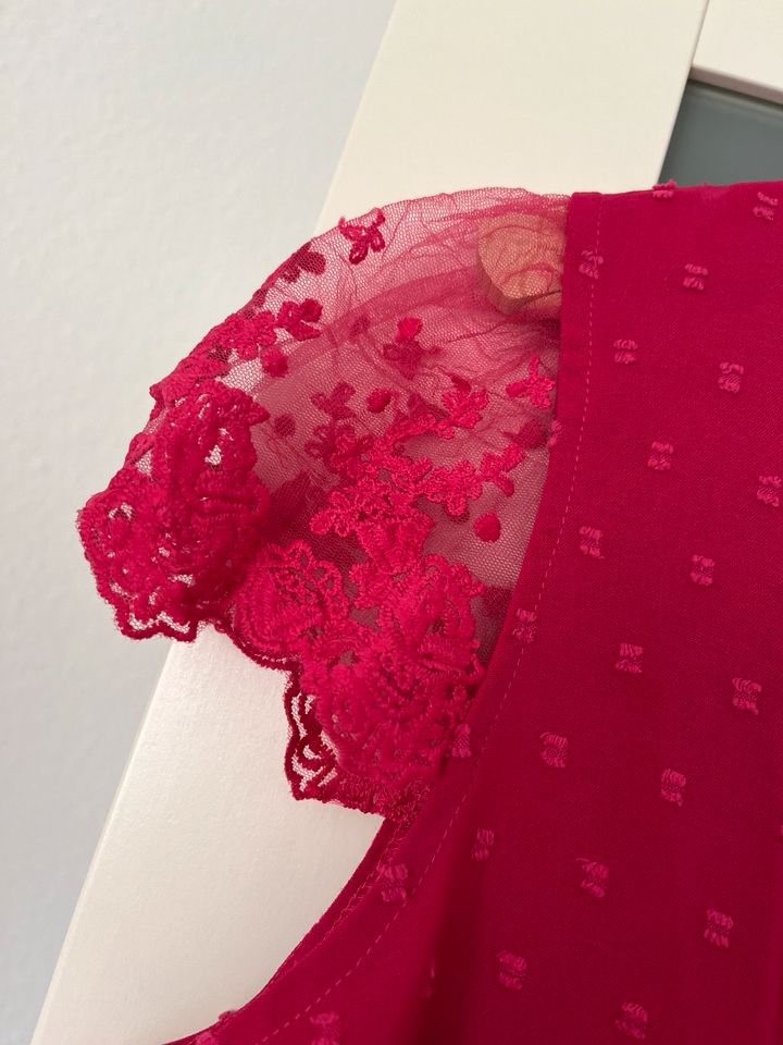 Bluse Pink mit spitze, Größe 40 in Lemgo