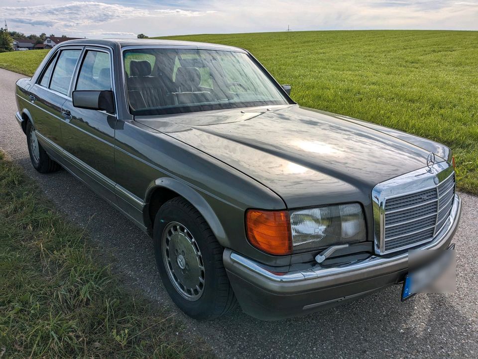 Mercedes 560SEL W126 Oldtimer H-Zulassung - TÜV neu in Albaching
