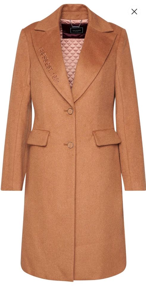 Guess Mantel Wolle Trenchcoat NEU mit Etikett Braun Cognac in Demmin