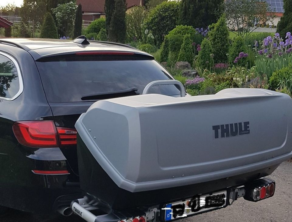 Heckbox mit Heckträger Thule zu vermieten Alternative zur Dachbox in Horgenzell