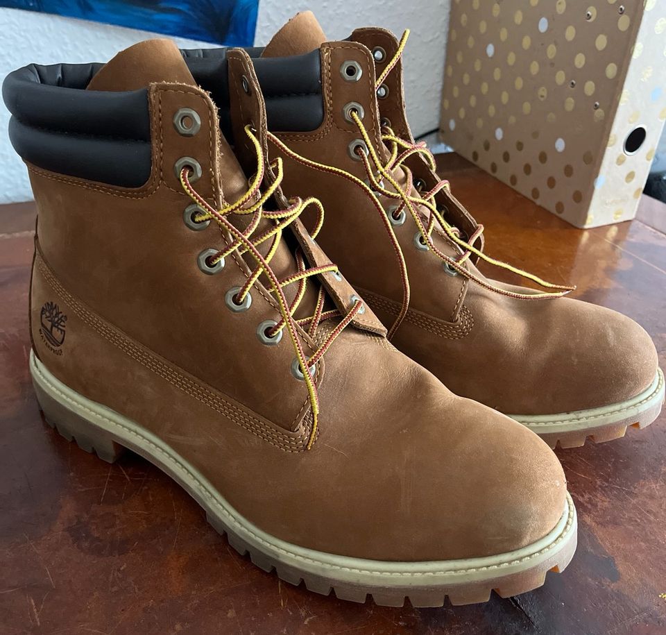 Timberland, Lederboots, Braun, wie neu, Gr. 47,5 in Schwerin