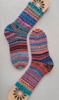 Happyscrappy-Socken Stricksocken Wollsocken Handarbeit Essen-West - Holsterhausen Vorschau