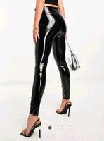 Spanx Leder Lack Optik Leggins glänzend schwarz  L 40 Nordfriesland - Husum Vorschau