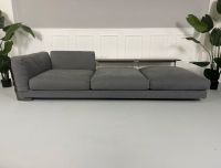 Flexform GROUNDPIECE Sofa Stoff grau Couch mit Hocker Hamburg - Altona Vorschau