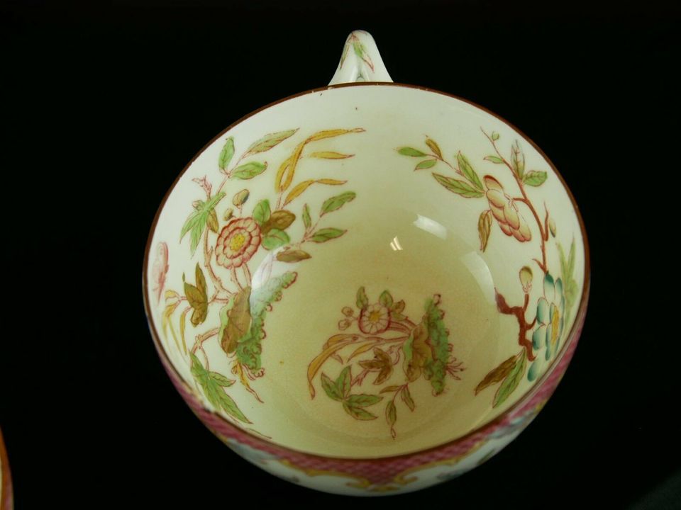 Utzschneider Teeservice - Blumen - Minton - Rosa - 1900 in Hiltrup