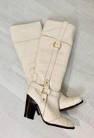 Sexy Lederstiefel Kazar Creme Creme weiß Gr. 38 Niedersachsen - Laatzen Vorschau