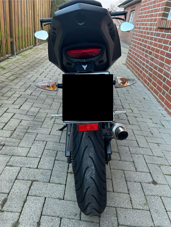 Yamaha MT-125, checkheftgepflegt, ABS in Westoverledingen