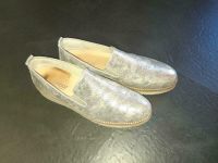 Sportliche Slipper Schuhe / silber Gr. 7 (41) von Gabor Berlin - Hohenschönhausen Vorschau