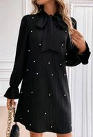 NEU Damen Bluse L Hemd Perlen Schwarz Kleid Hemdkleid Bayern - Neutraubling Vorschau
