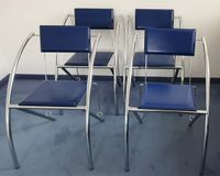 4 Stühle chrom mit Kunstleder für Esszimmer oder Büro Bayern - Gundelfingen a. d. Donau Vorschau