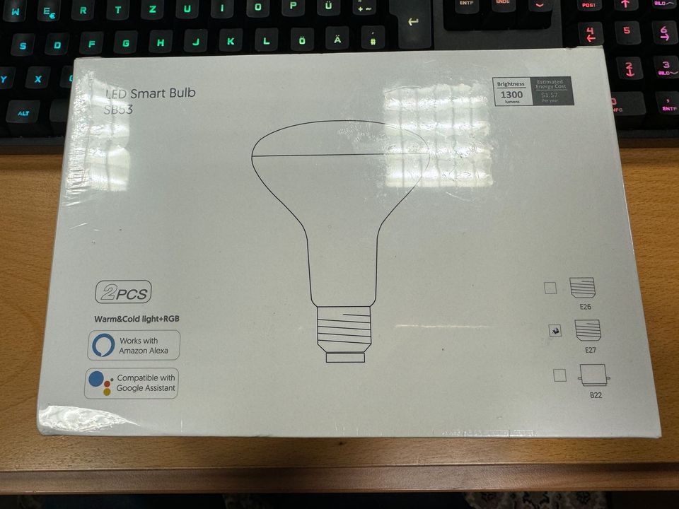 Neu 2 StückTeckin SB53 Smart WiFi LED-Lampen Glühbirnen 022 in Essen