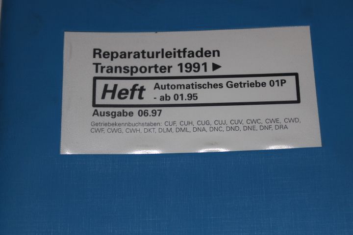 Reparaturleitfaden Tansporter1991 Transporter 1980 1,9 L in Zweenfurth