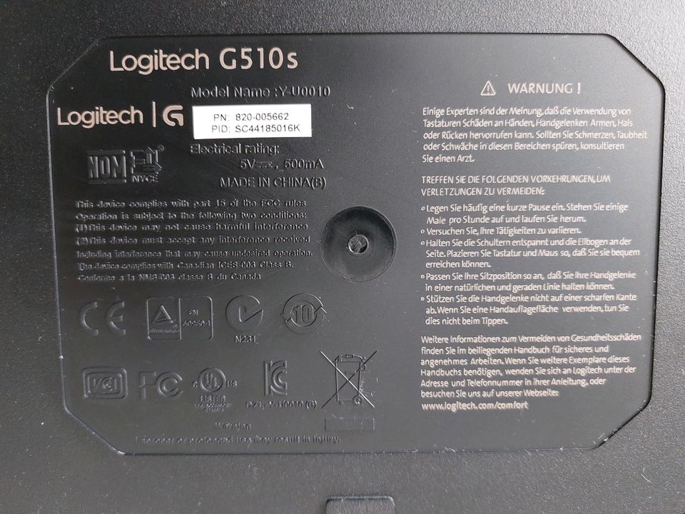 Logiteck G 510 Gaming Keyboard in Forchheim