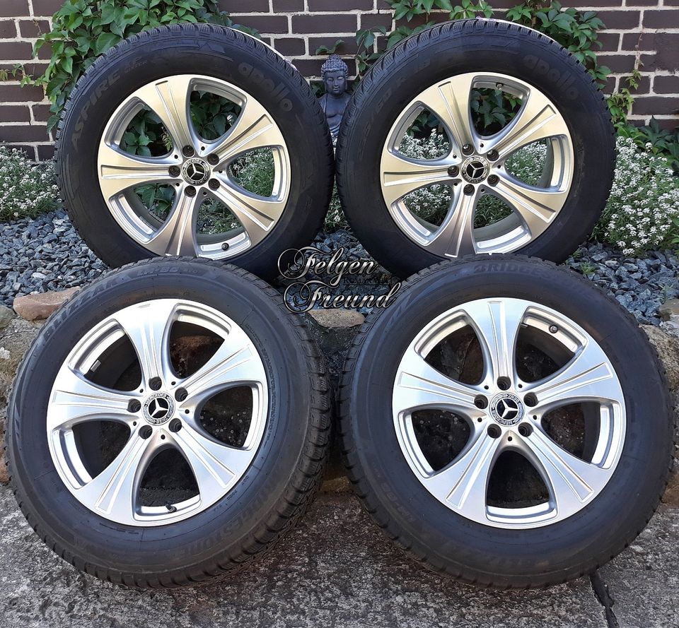 4x aus 2022 235/60R18 Winterreifen + Mercedes GLC 18zoll Felgen in Wolfsburg