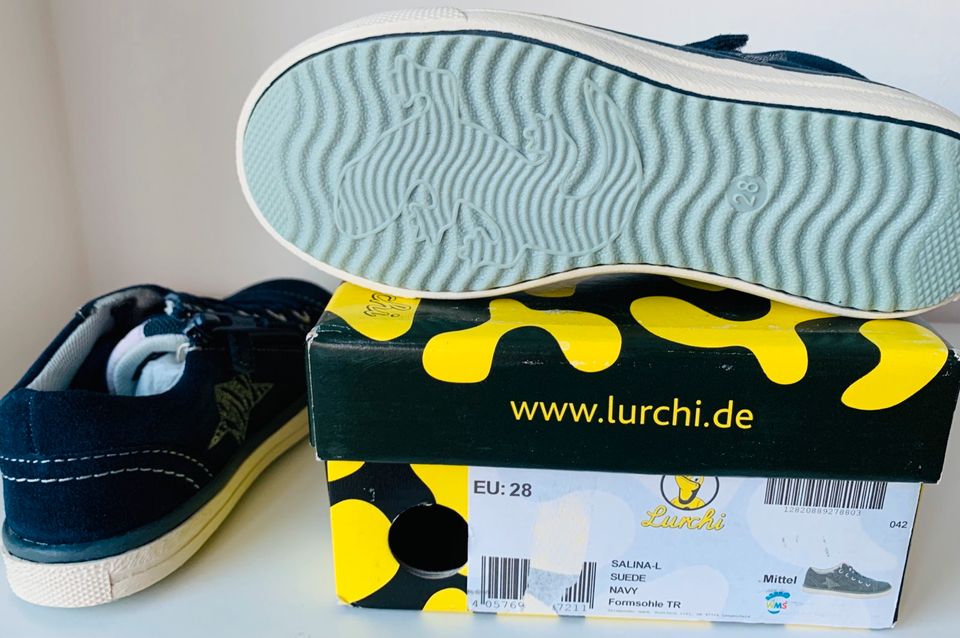 Lurchi Leder Sneakers Gr32 in Eggenstein-Leopoldshafen