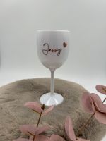 Weinglas, Kunststoff, Weiß, personalisiert, handmade, Neu Hessen - Biebertal Vorschau