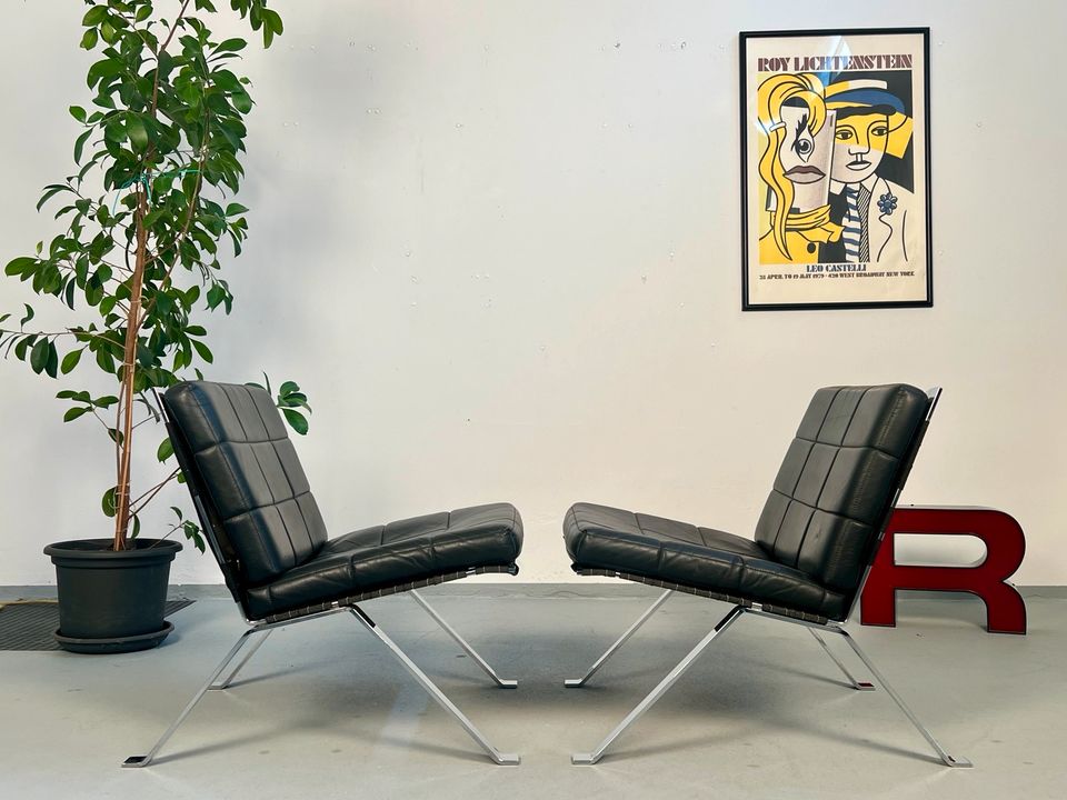 2x Vintage Girsberger Eurochair 1600 | 60er Design Lounge-Sessel in Duisburg