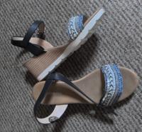 Schicke Schuhe/Wedges, Gr. 40, 1x getragen Niedersachsen - Hesel Vorschau