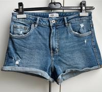 Zara kurze Hose 38 28 Shorts blue Denim Stretch Nordrhein-Westfalen - Lengerich Vorschau