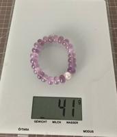 Amethystarmband Amethyst Armband flexyband SW Perle 11,5mm Sachsen-Anhalt - Magdeburg Vorschau