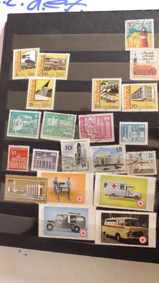 DDR / BRD Briefmarken Sammlung Teil 2 in Samtens