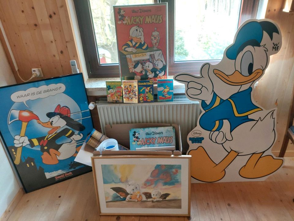 Donald Duck Sammlung Mickey Mouse Poster Bilder Teppich Schilder in Witten