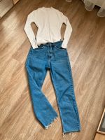 Only Jeans Fransen high waist mit Strick Pulli figurbetont Bayern - Gößweinstein Vorschau