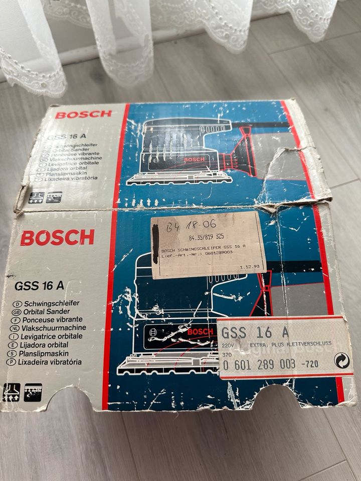 Bosch Schwingschleifer GSS 16 A in Stuttgart