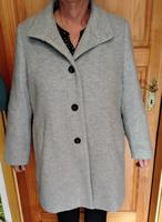Kurzmantel, Jacke, neu mit Etikett,grau/ hellblau Bremen - Woltmershausen Vorschau