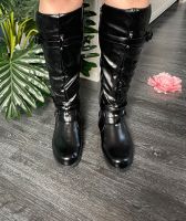 Stiefel Club Damenstiefel Damen 40 schwarz NEU Sachsen-Anhalt - Weißenfels Vorschau