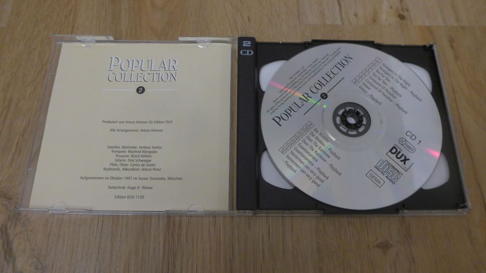 Dux Popular Collection Doppel-CD Nr.2 Playalong Playback 16 Songs in Edingen-Neckarhausen