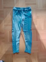 Leggings hellblau Gr. 116 Sachsen-Anhalt - Halle Vorschau