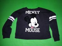 Pullover Kurzpulli Pailletten Mickey Mouse Gr 134 140 Micky Maus Bayern - Jesenwang Vorschau