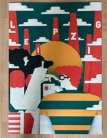 Grafik|Poster „Leipzig“  Sergio Membrillas Leipzig - Knautkleeberg-Knauthain Vorschau