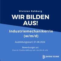 Industriemechaniker/in (m/w/d) Niedersachsen - Rehburg-Loccum Vorschau