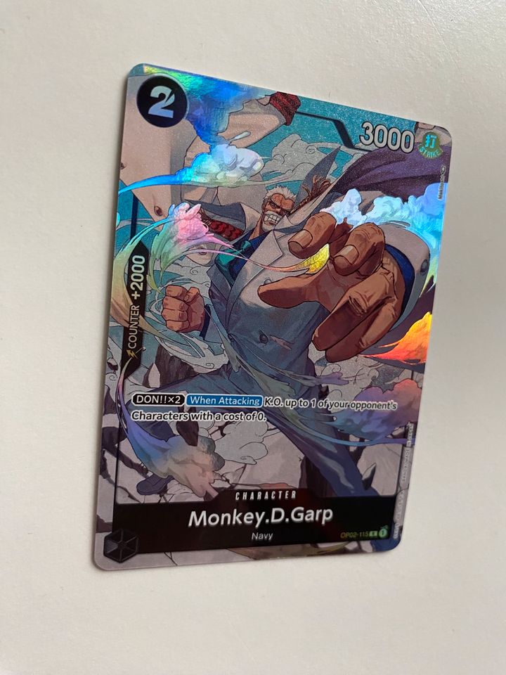 Garp Alt Art | One Piece Card Game | Paramount War Karte Holo in München