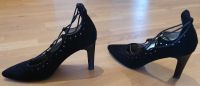 Progetto Wildleder Pumps / High Heels Gr. 39, schwarz Hessen - Hosenfeld Vorschau