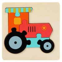 Bambelino Holzpuzzle Traktor | Pädagogisches Spielzeug für Kinder Sachsen - Radeberg Vorschau