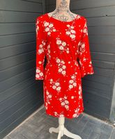 Kleid in rot mit Blumen Schleswig-Holstein - Ahrensburg Vorschau