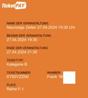 Drei-Flüsse-Theater Hann. Münden am 27.04.24 "Neurosige Zeiten" Niedersachsen - Hann. Münden Vorschau