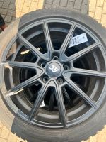 Winterreifen 225/45 R17 auf Alufelgen RC32 satin black Matt Stuttgart - Degerloch Vorschau