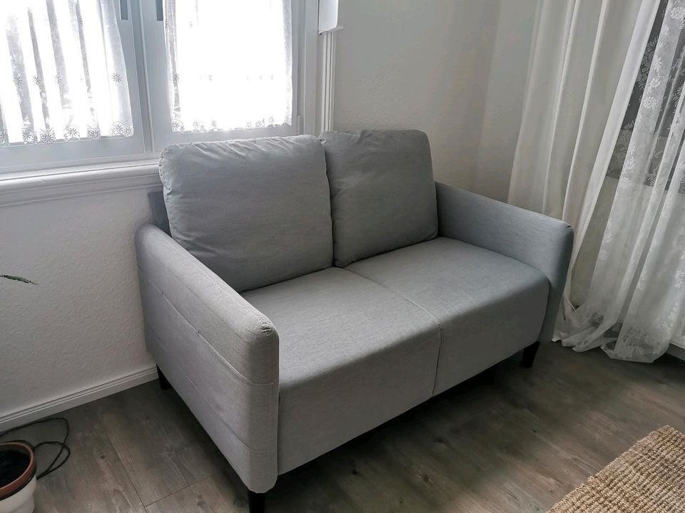 Ikea Angersby 2er Sofa grau skandi in Wuppertal