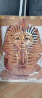 Ägypten  Bild Tutanchamun auf Holz gemalt 80 x 60 Bayern - Grafenrheinfeld Vorschau