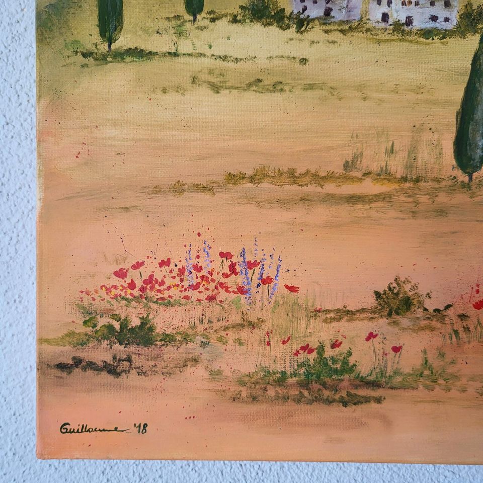 Acrylbild "Toskana" handgemalt in Püttlingen